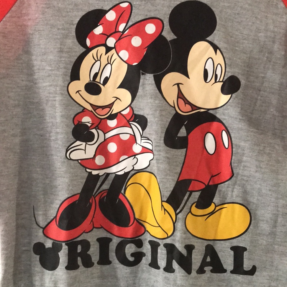 Disney Mickey and Minnie mouse soft jersey shirt